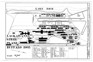 1903 Plan for Lackawanna's Bethlehem Steel Plant