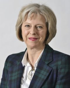 Post Brexit British Prime Minister Theresa May